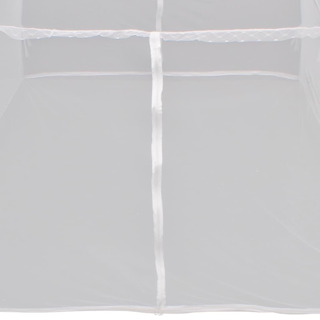 vidaXL Camping Tent Fiberglass White Outdoor Patio Mosquito Net Multi Sizes