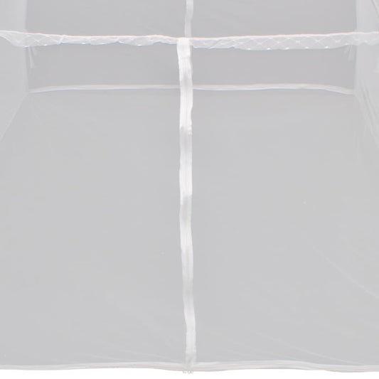 vidaXL Camping Tent Fiberglass White Outdoor Patio Mosquito Net Multi Sizes