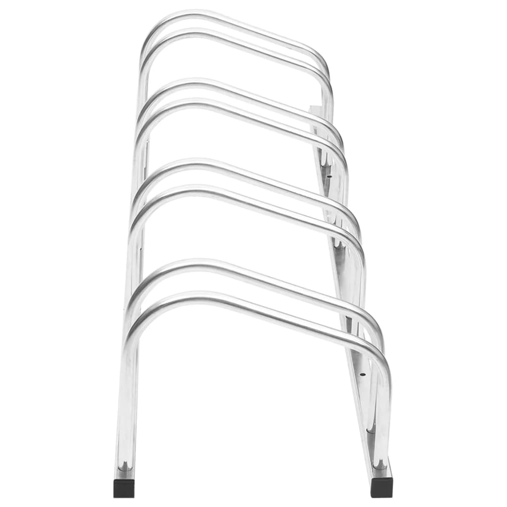 vidaXL Bike Rack Storage Bicycle Parking Stand for Bikes Galvanized Steel