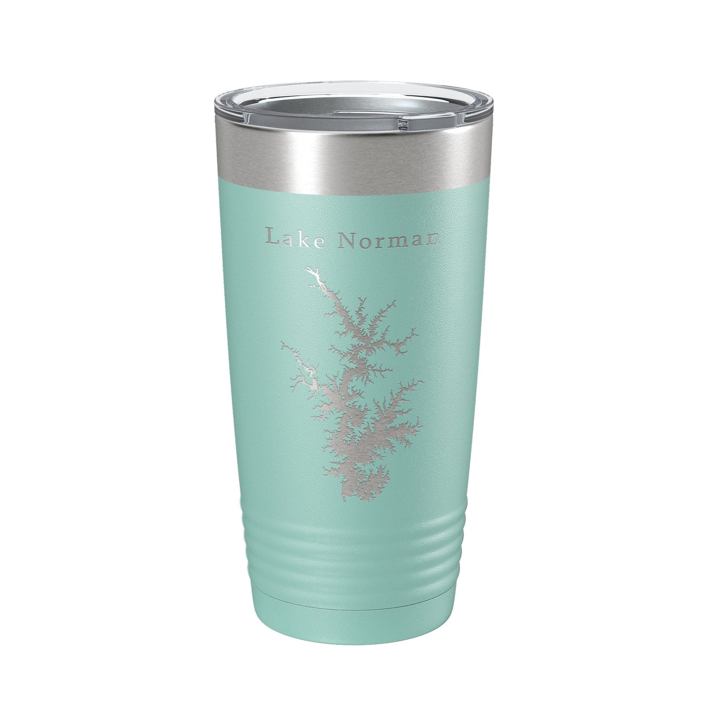 Lake Norman Map Tumbler Travel Mug Insulated Laser Engraved Coffee Cup North Carolina 20 oz