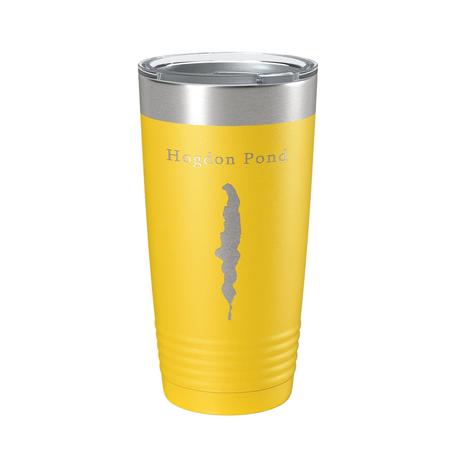 Hogdon Pond Tumbler Lake Map Travel Mug Insulated Laser Engraved Coffee Cup Acadia Maine 20 oz