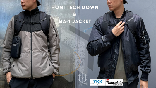 HOMI Urban Down Jacket - MA 1 Bomber