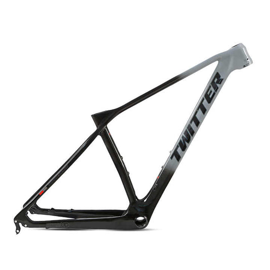 TWITTER PREDATOR Pro Carbon MTB Frame – T900 Mix, 29"/27.5", XC Racing,  Thru axle  +Lever