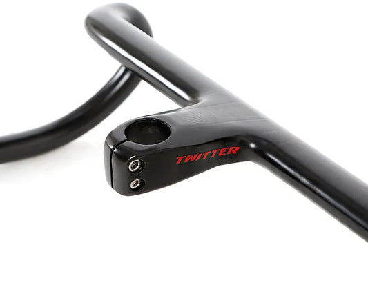 TW Integrated molding carbon Handlebar & Stem for Road Bike