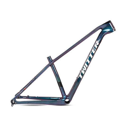 TWITTER WARRIOR Pro Carbon MTB Frame – T900 Mix, 29"/27.5", Thru axle  +Lever, Gloss+UV Decals-0