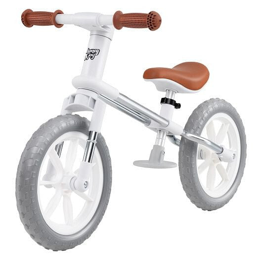 12 Inch Balance Bike with Adjustable Seat and Rotatable Handlebar-Green
