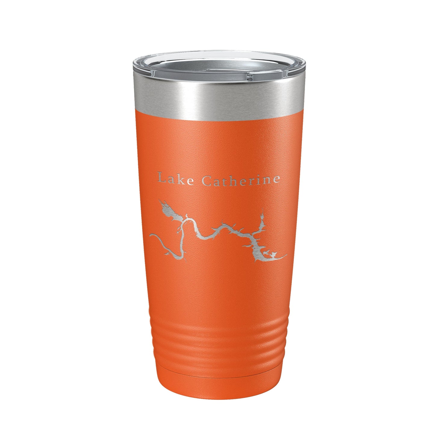 Lake Catherine Map Tumbler Travel Mug Insulated Laser Engraved Coffee Cup Arkansas 20 oz
