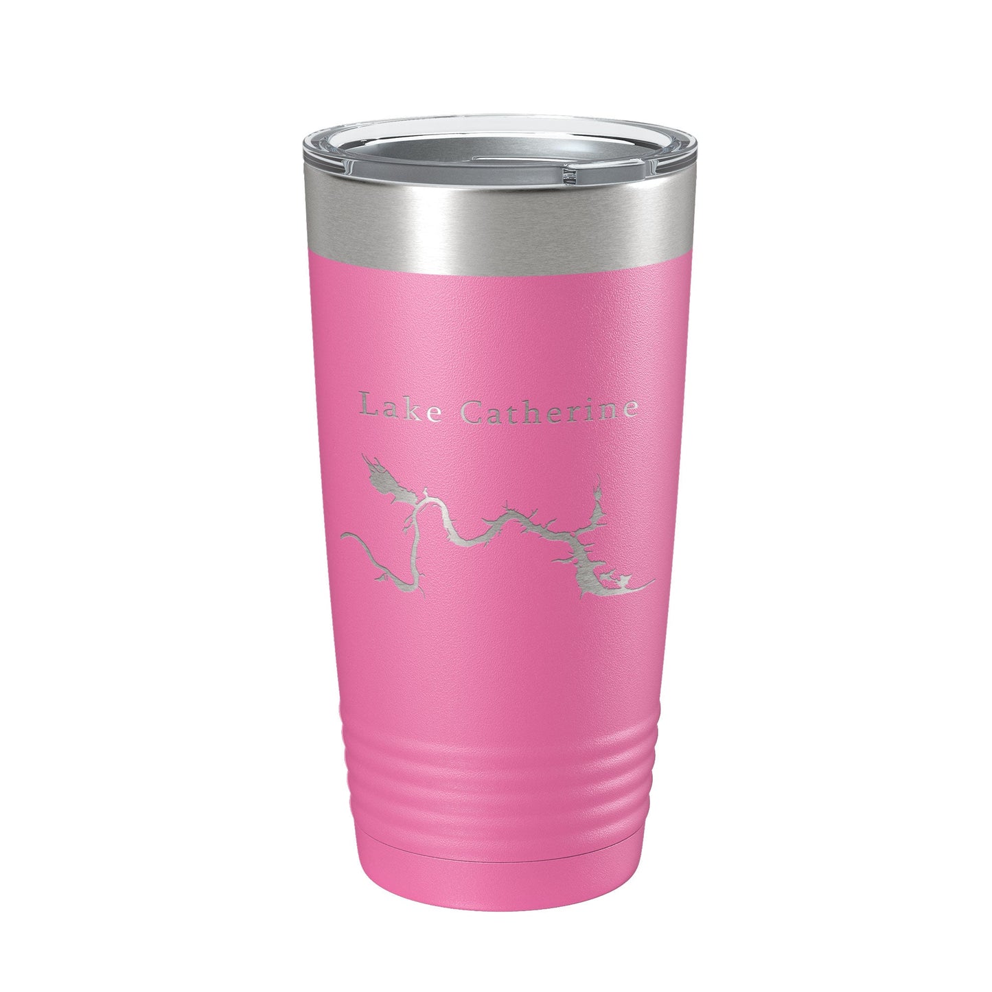 Lake Catherine Map Tumbler Travel Mug Insulated Laser Engraved Coffee Cup Arkansas 20 oz