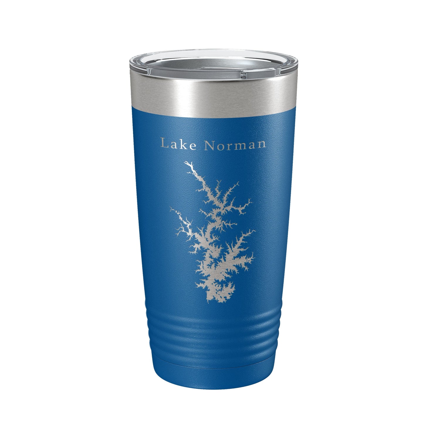 Lake Norman Map Tumbler Travel Mug Insulated Laser Engraved Coffee Cup North Carolina 20 oz