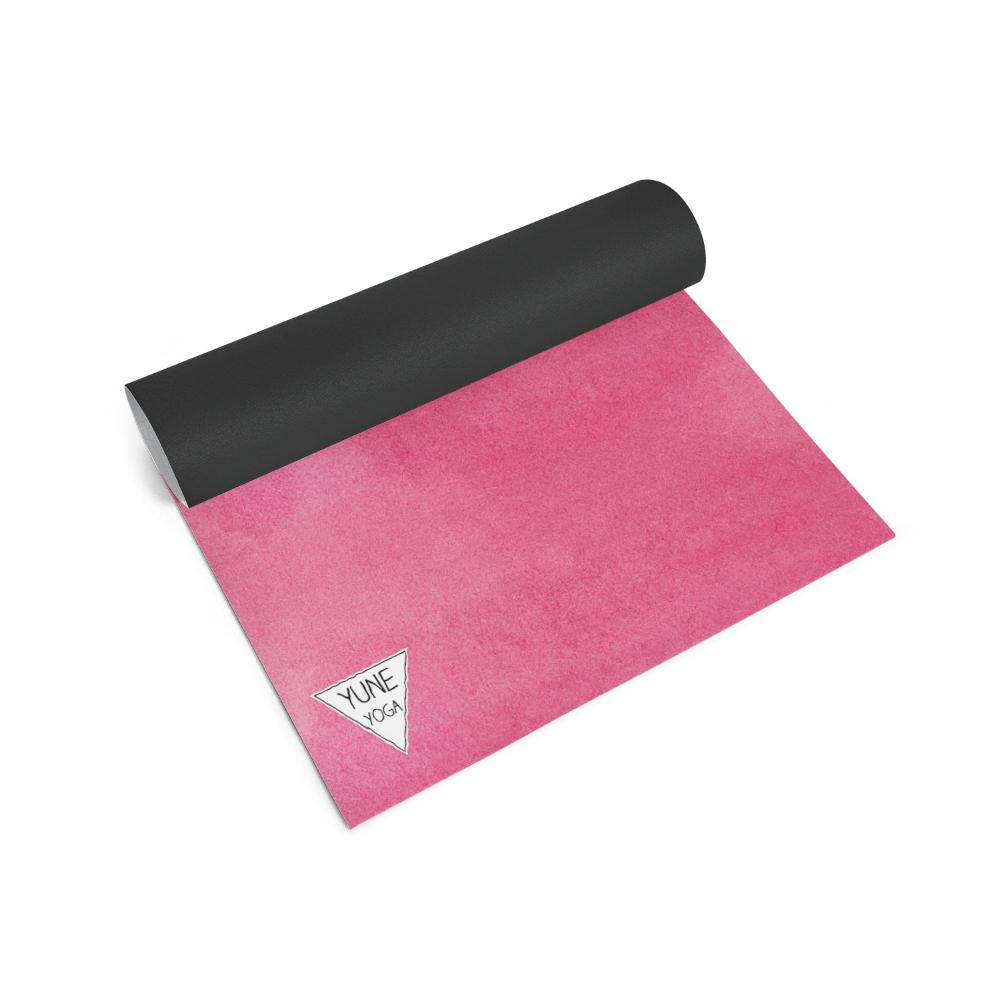 Yoga Mat | 6mm Thick | Pink | Non-Slip | Eco Friendly | Yune Yoga | Apollo