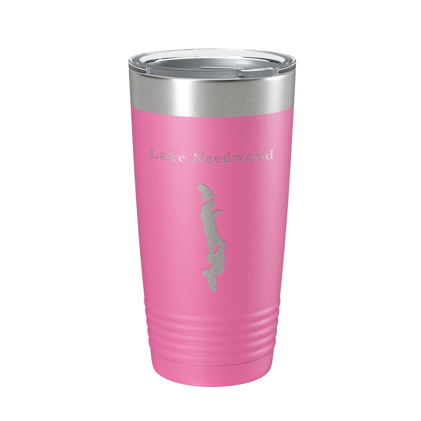 Lake Needwood Map Tumbler Travel Mug Insulated Laser Engraved Coffee Cup Maryland 20 oz