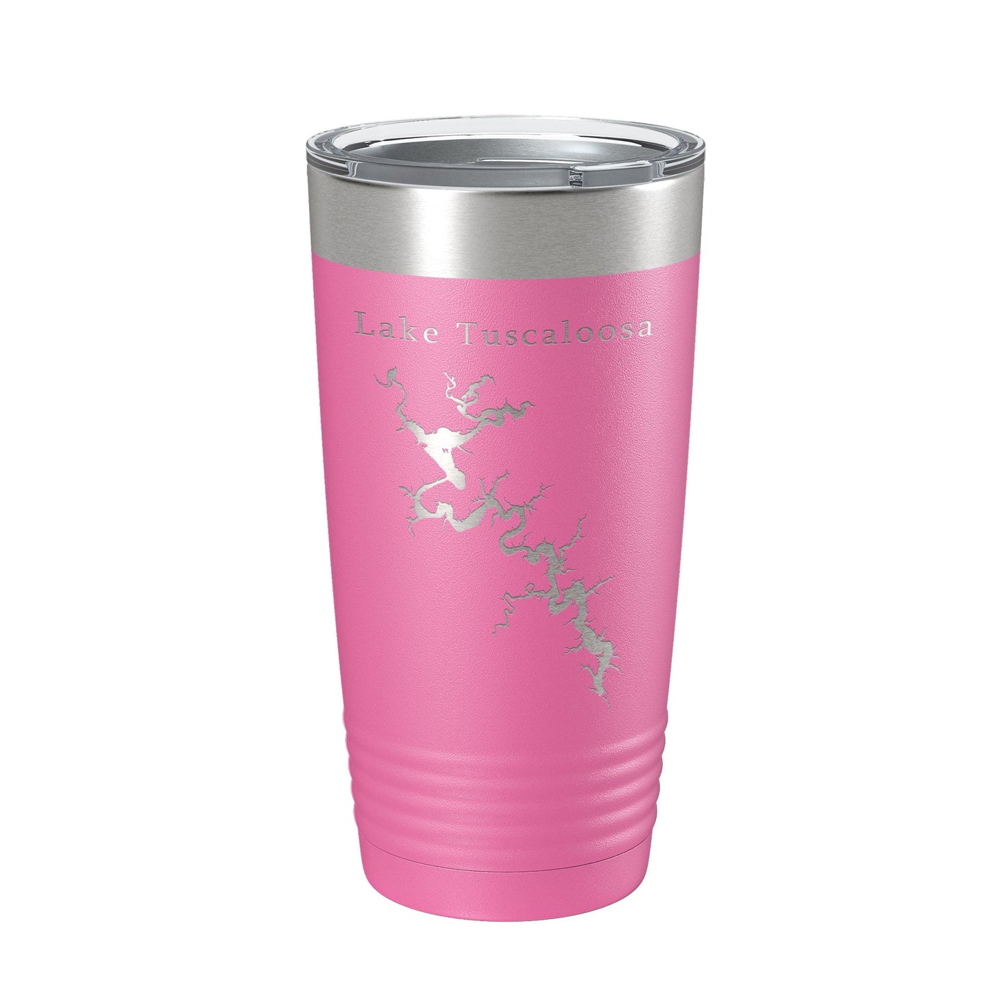 Lake Tuscaloosa Map Tumbler Travel Mug Insulated Laser Engraved Coffee Cup Alabama 20 oz