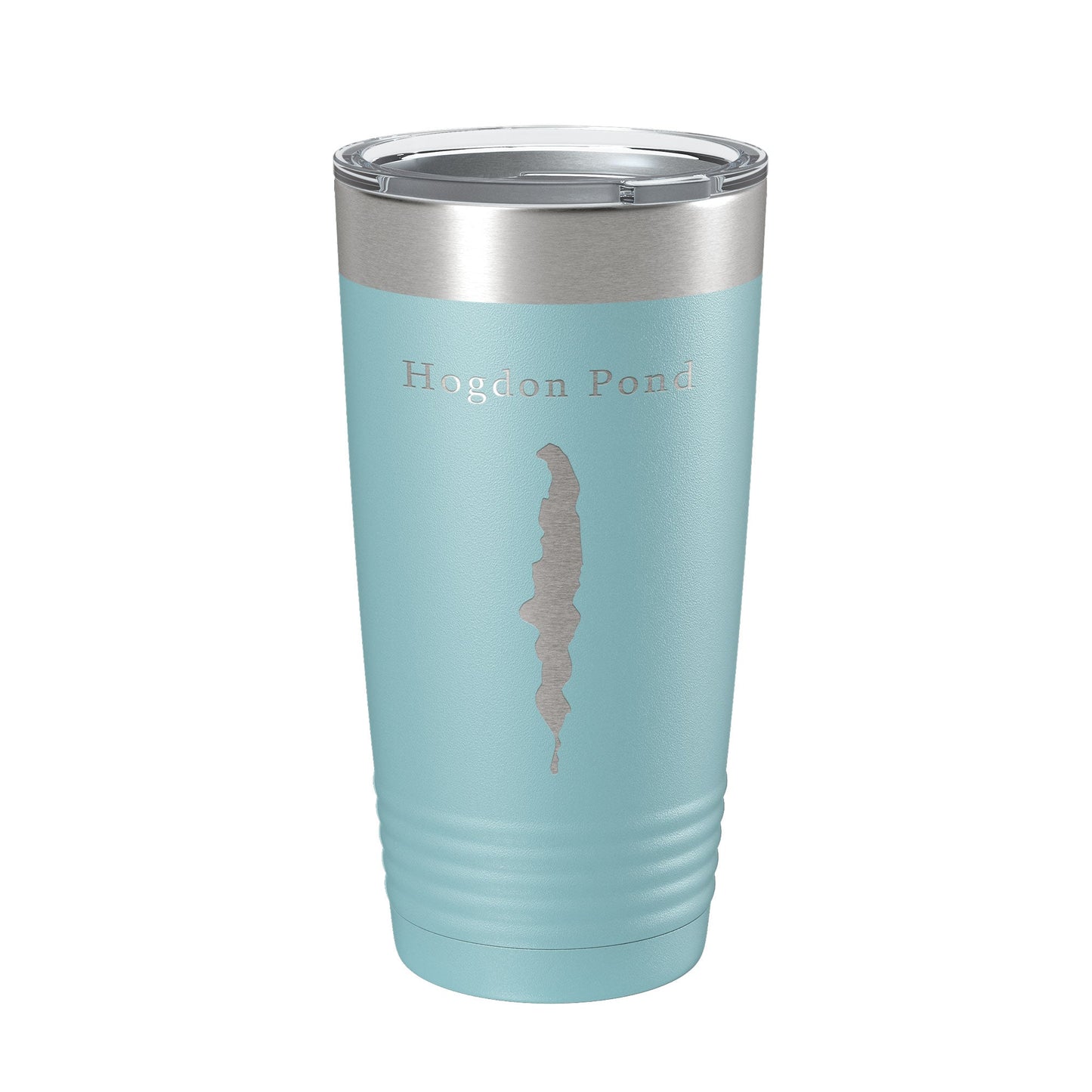 Hogdon Pond Tumbler Lake Map Travel Mug Insulated Laser Engraved Coffee Cup Acadia Maine 20 oz