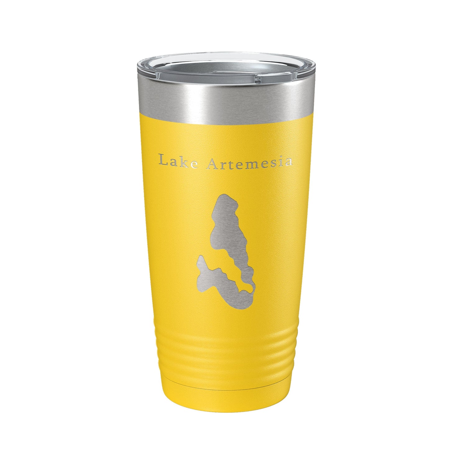 Lake Artemesia Map Tumbler Travel Mug Insulated Laser Engraved Coffee Cup Maryland 20 oz