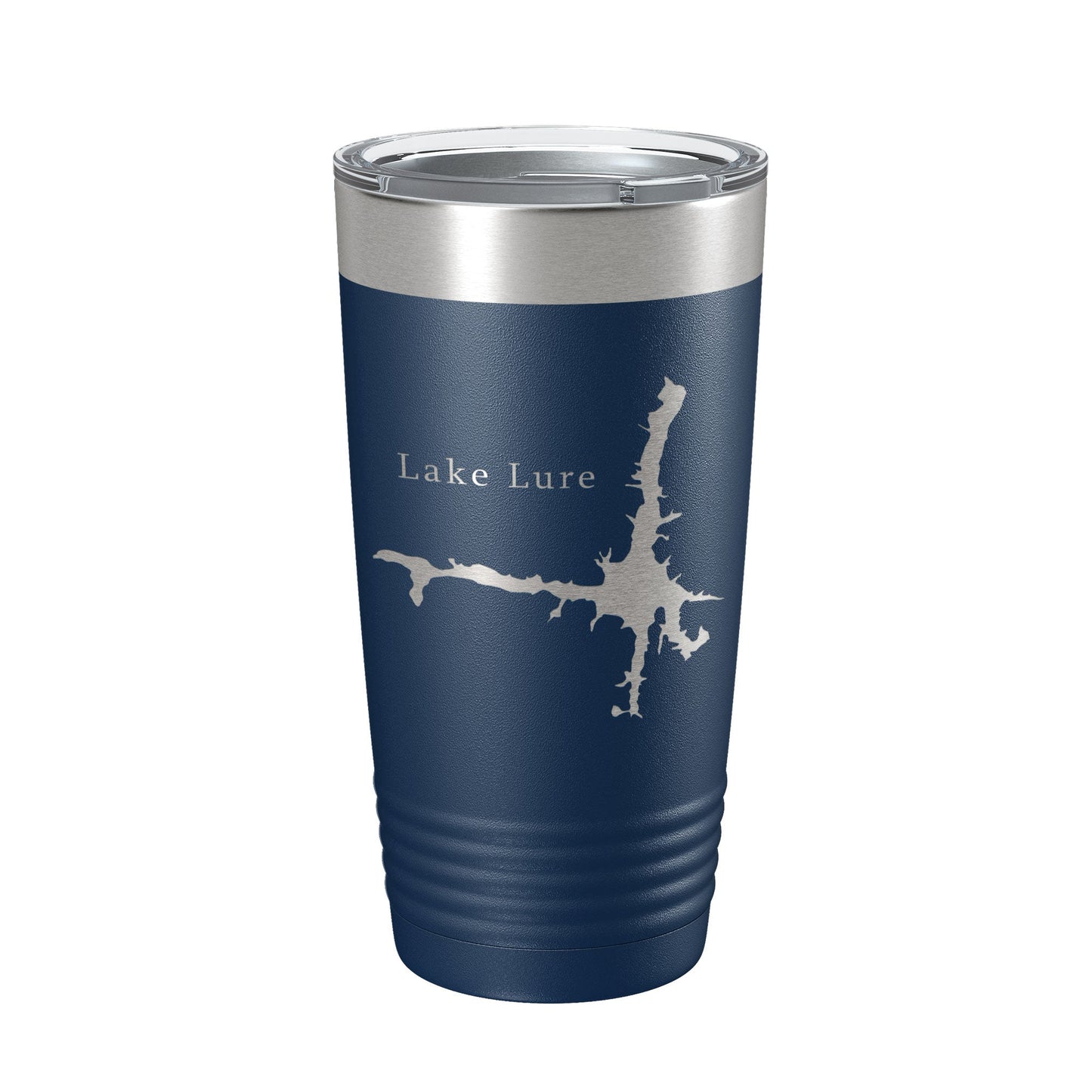 Lake Lure Map Tumbler Travel Mug Insulated Laser Engraved Coffee Cup North Carolina 20 oz
