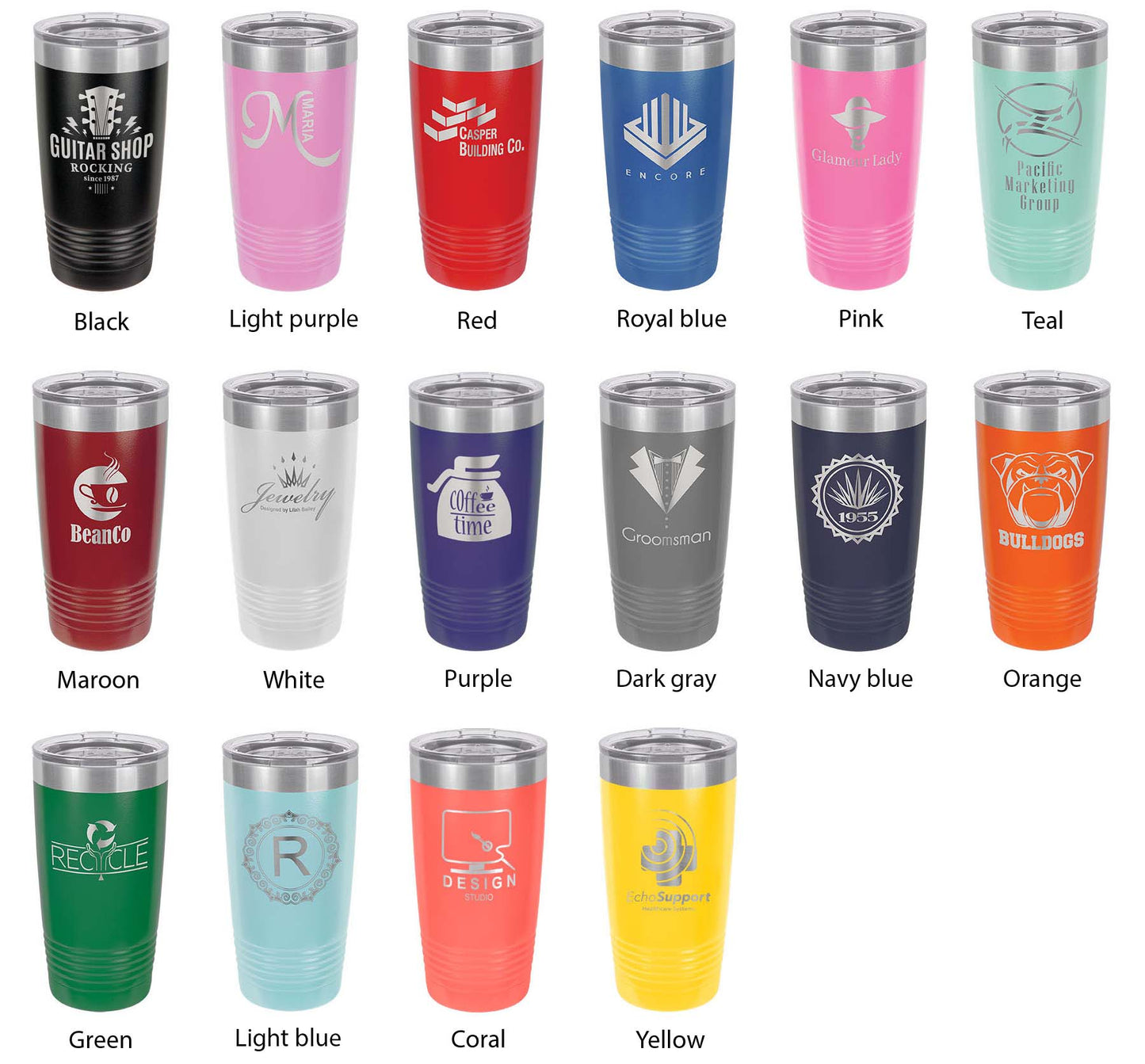 Lake Nasworthy Map Tumbler Travel Mug Insulated Laser Engraved Coffee Cup Texas 20 oz