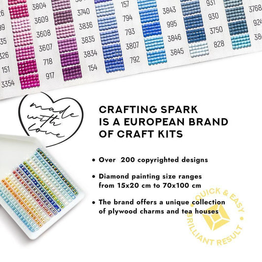 Celebration Cupcake Cs2720 7.87x11.81 inches Crafting Spark Diamond Painting Kit