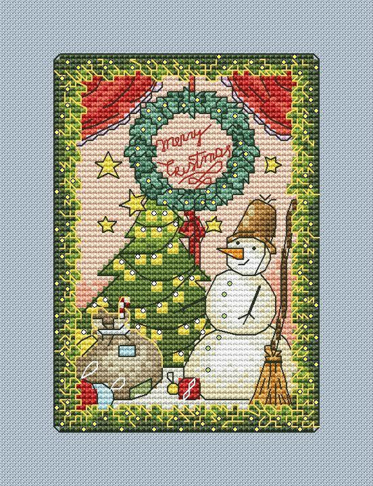 Christmas Card 19 - PDF Cross Stitch Pattern