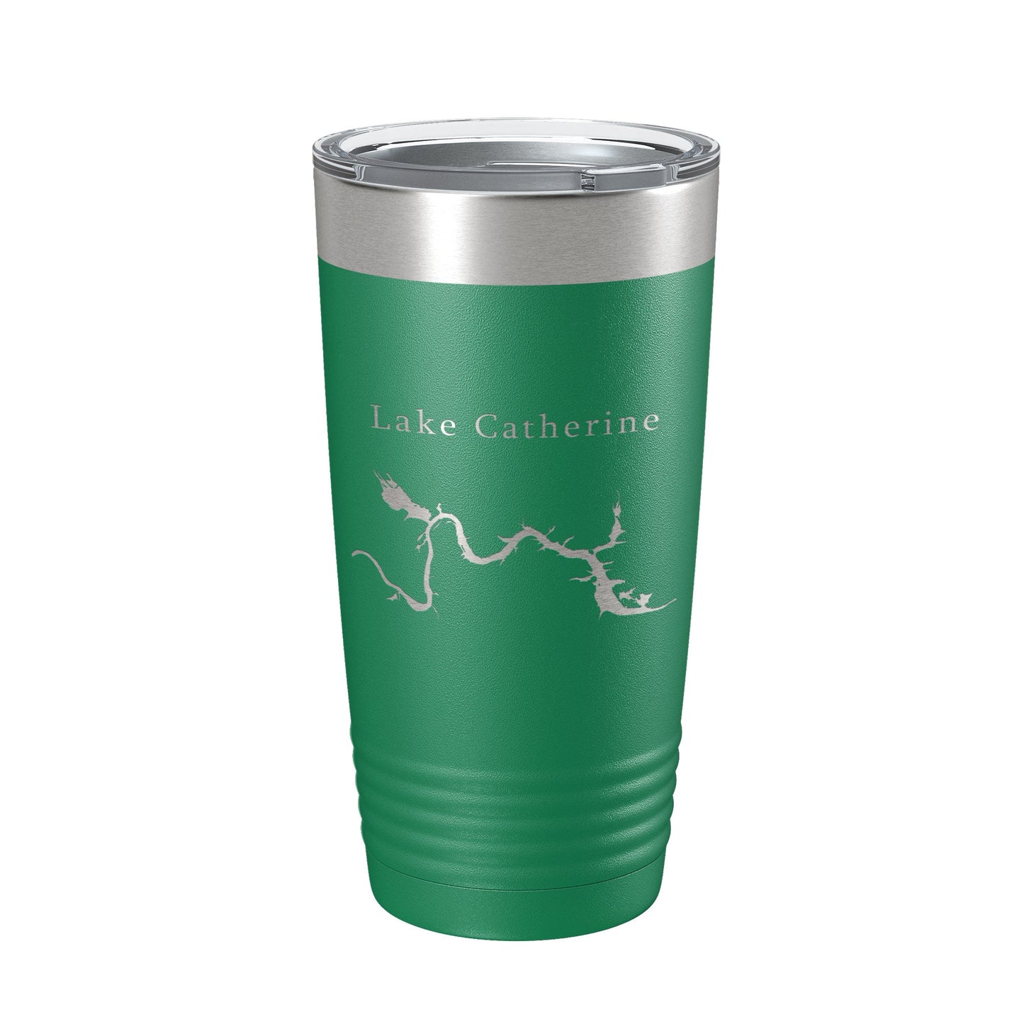 Lake Catherine Map Tumbler Travel Mug Insulated Laser Engraved Coffee Cup Arkansas 20 oz