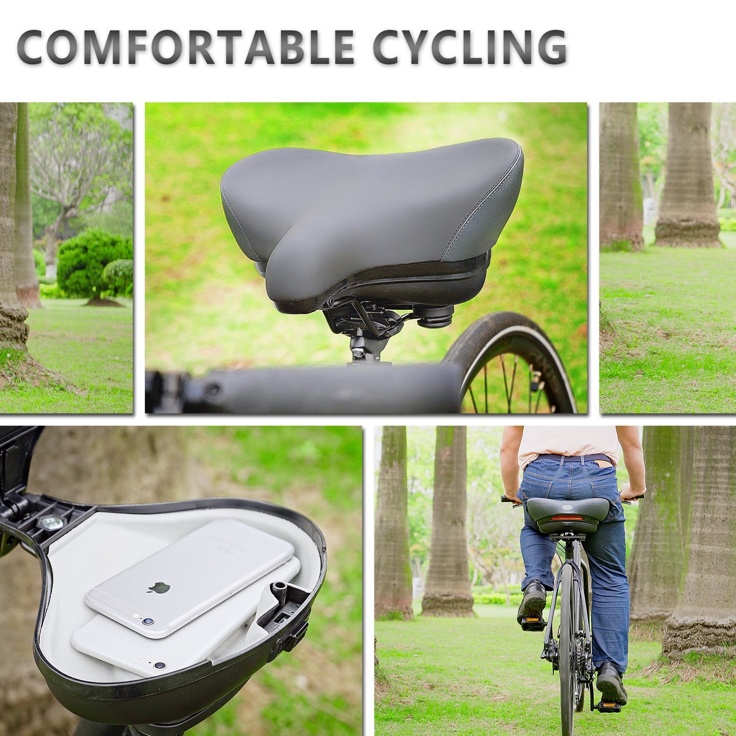 YSS 4, YLG Wide Electric Bike Saddle with Storage