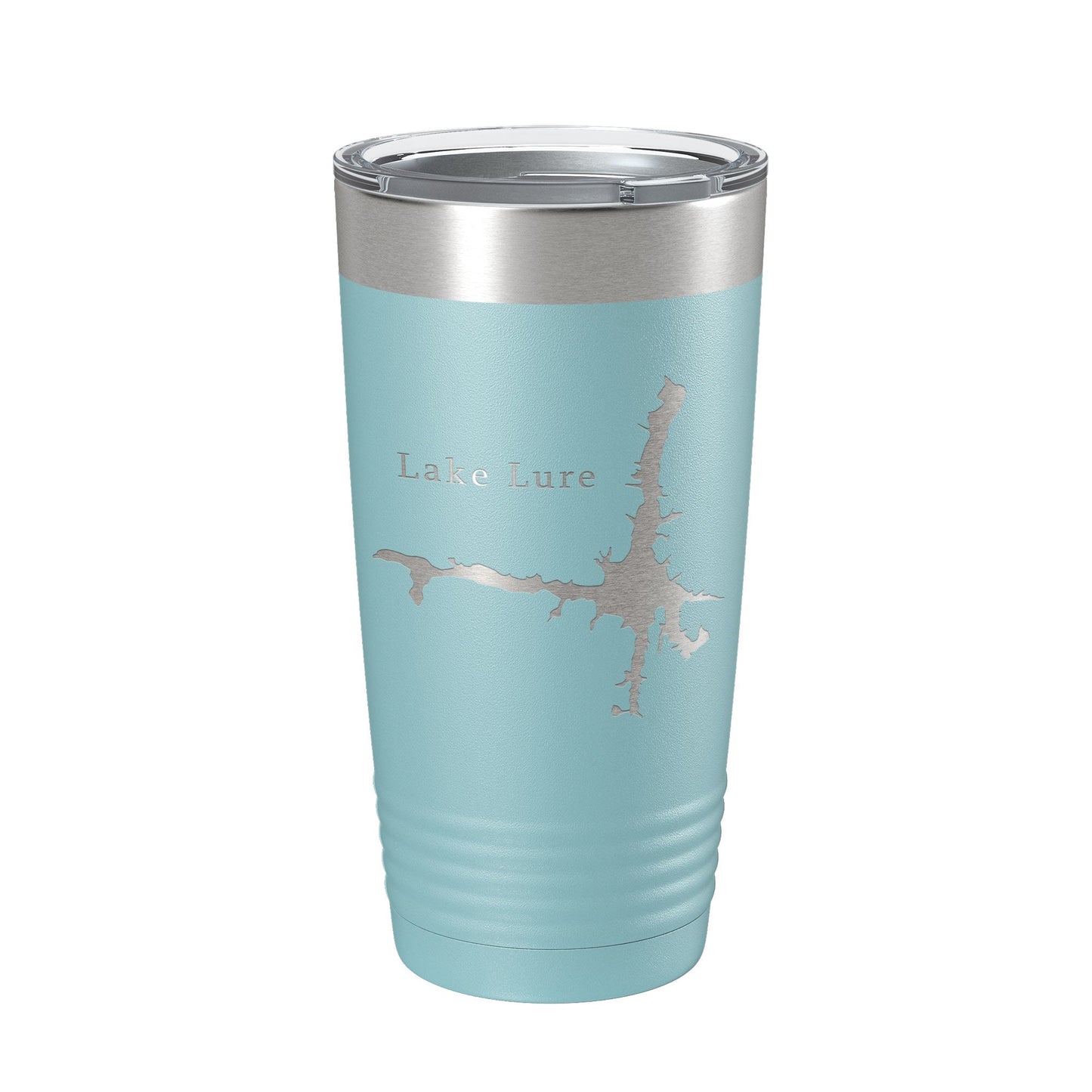 Lake Lure Map Tumbler Travel Mug Insulated Laser Engraved Coffee Cup North Carolina 20 oz