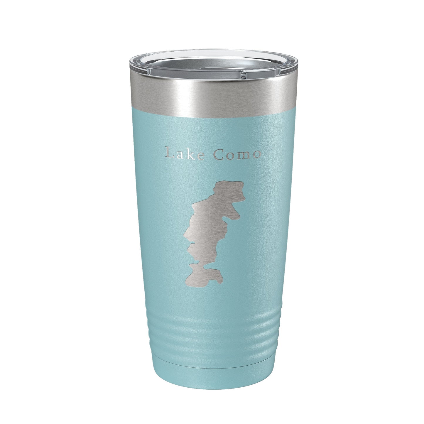 Lake Como Map Tumbler Travel Mug Insulated Laser Engraved Coffee Cup Florida 20 oz
