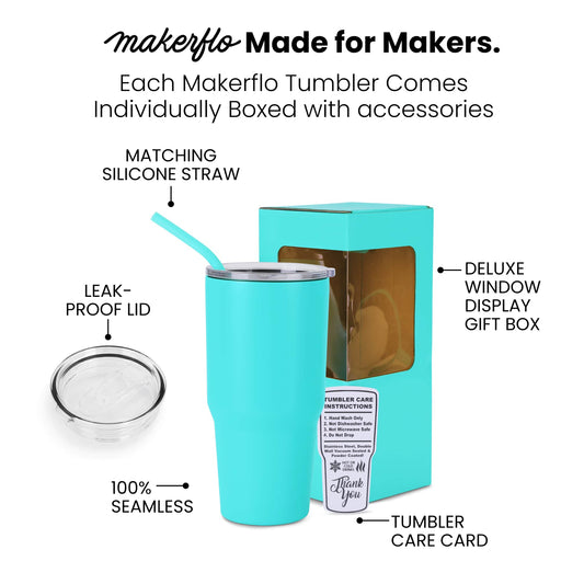 Powder Coated Tumbler 10 Pack