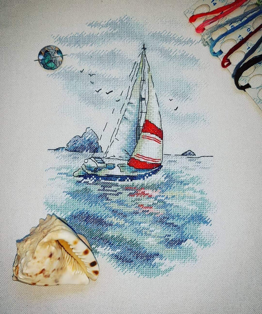Sea Regatta SA-009 Cross-stitch kit