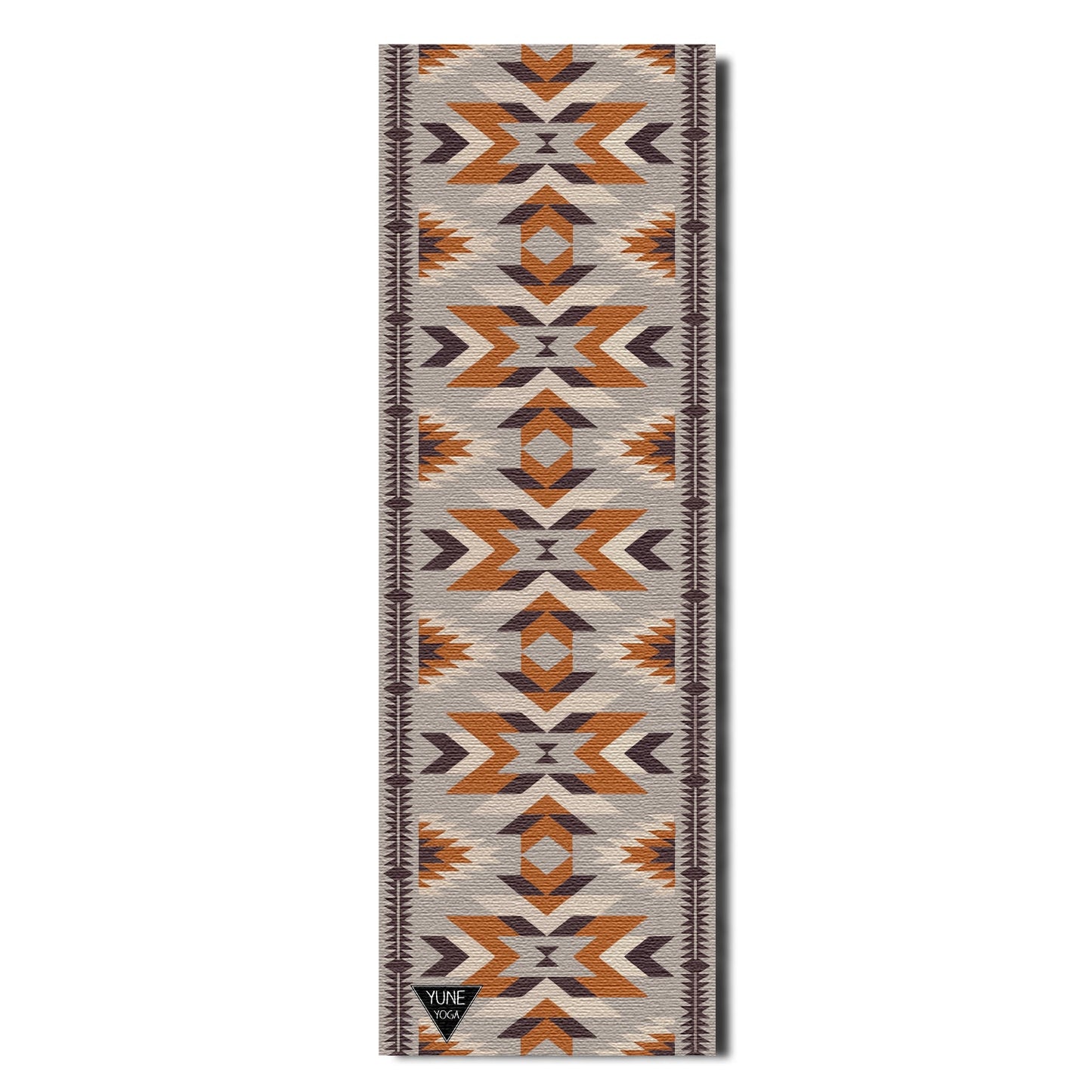 Teton Canyon Yoga Mat – 6 mm Extra Thick, Double-Sided Non-Slip, Eco-Friendly PER with Multi-Color Canyon Stripe Design | Yune Yoga