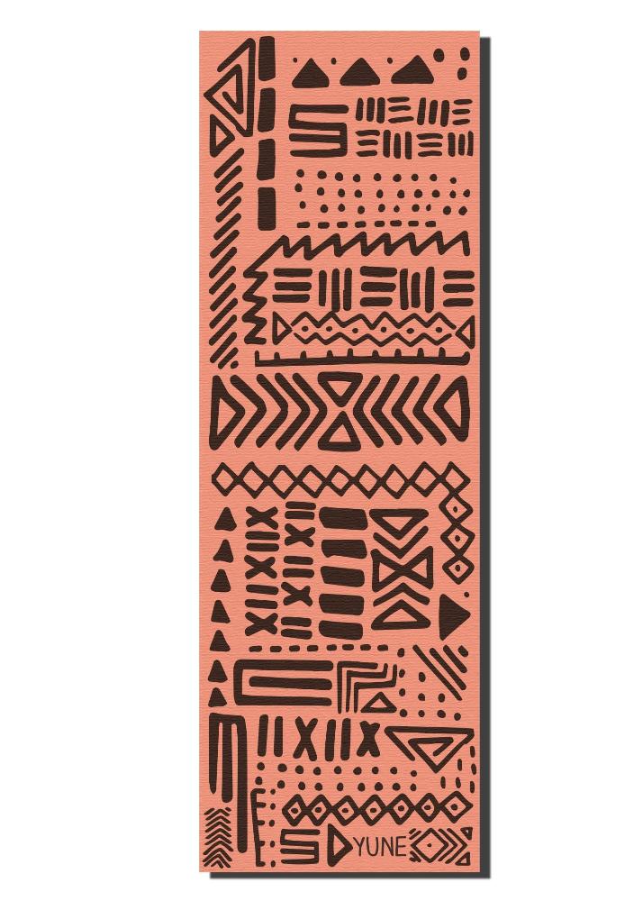 Yoga Mat | 6mm Thick | Tan | Non-Slip | Eco Friendly | Yune Yoga | Obelisk