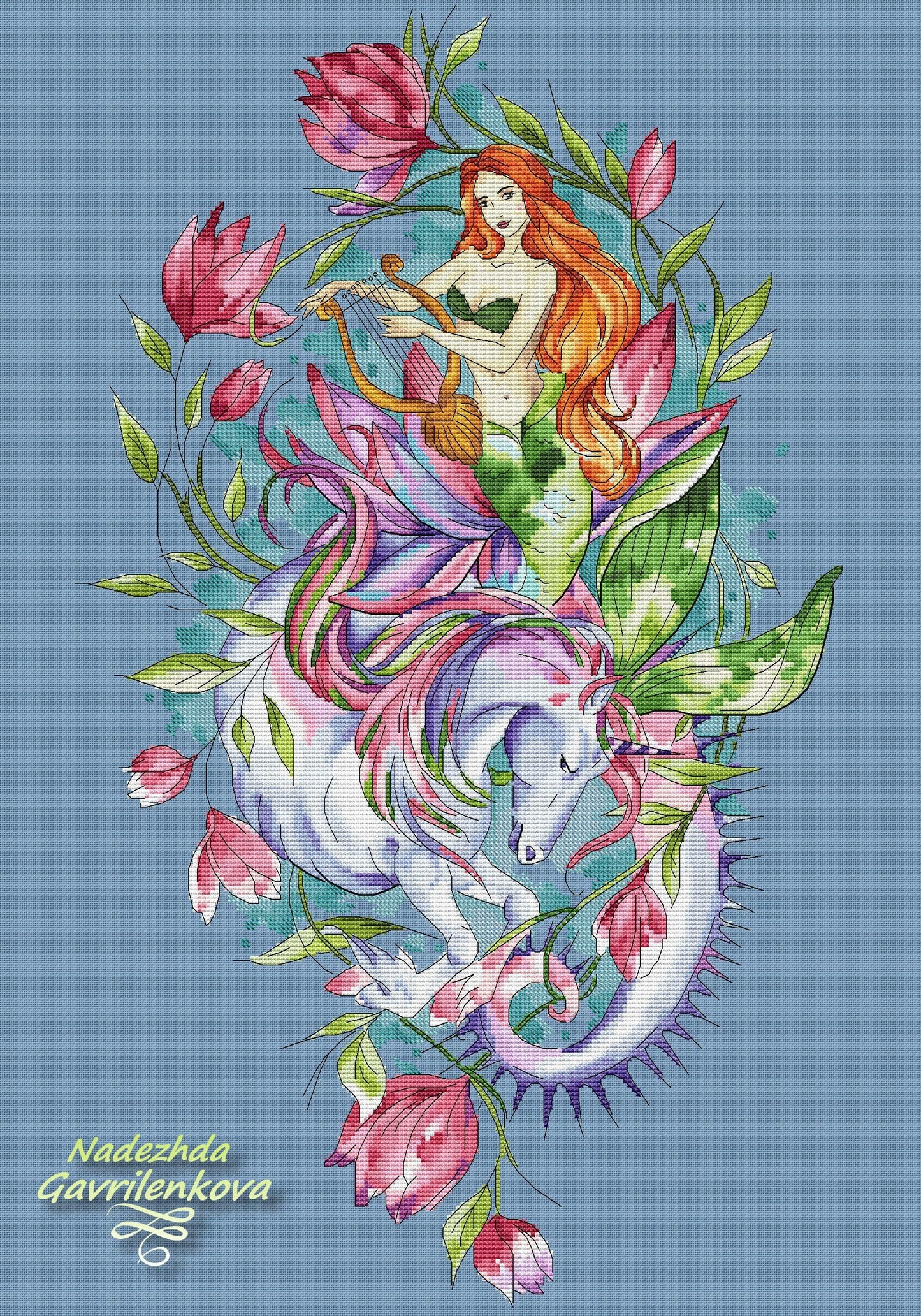 Underwater World-3  -  PDF Cross Stitch Pattern