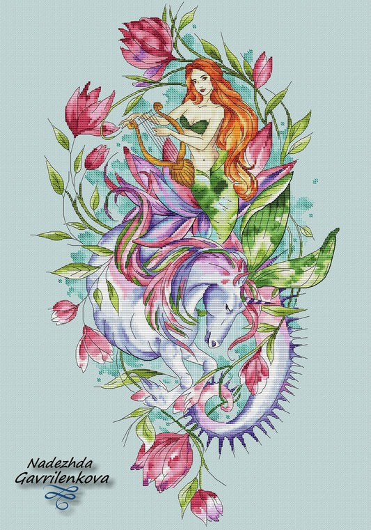 Underwater World-3  -  PDF Cross Stitch Pattern