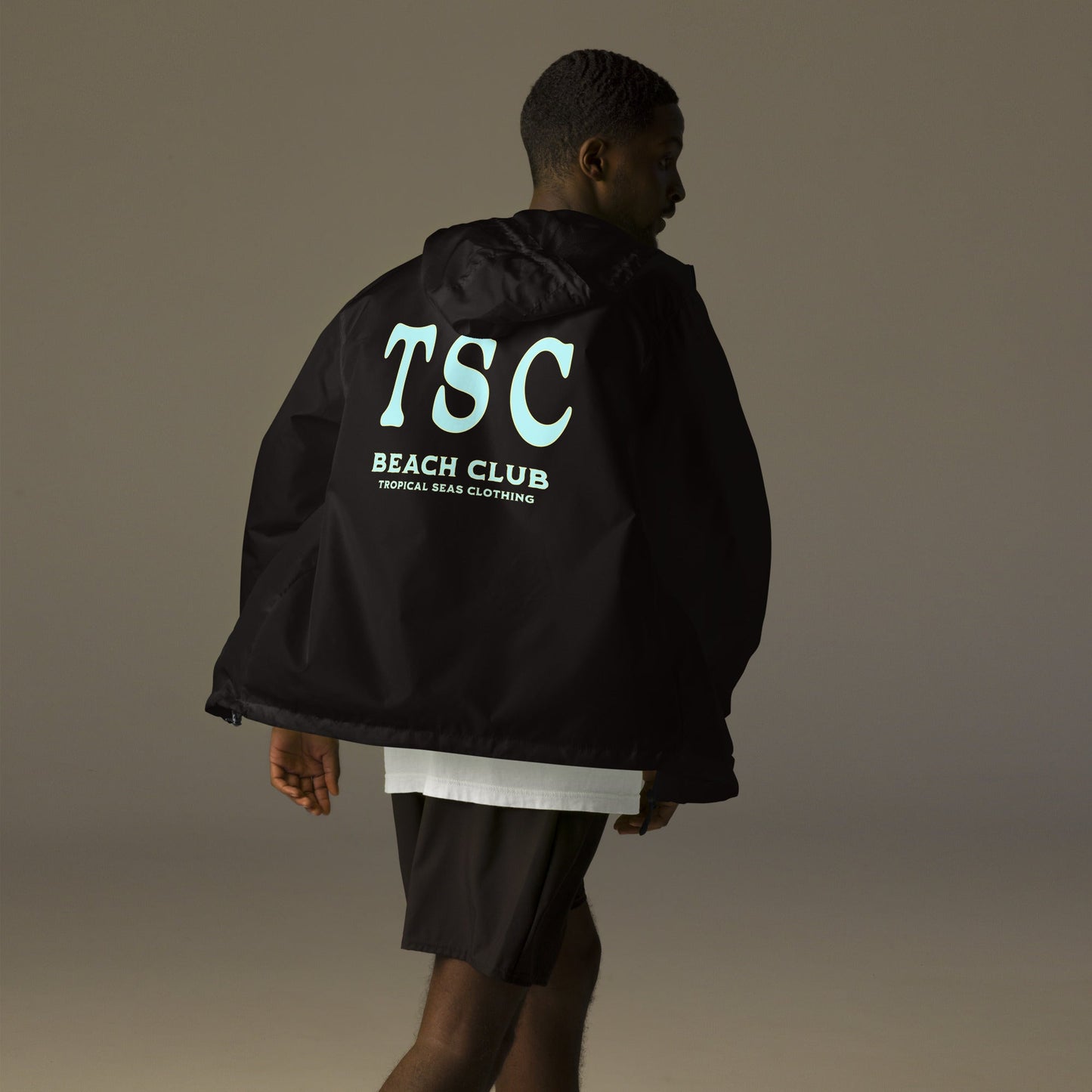 Unisex TSC Beach Club lightweight zip up windbreaker